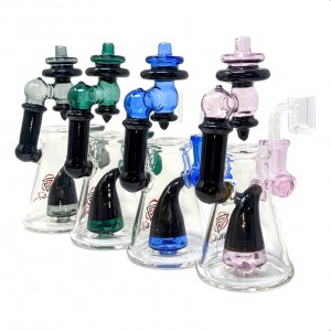 Chill Glass - 6.7" Shower Head Unique Design Water Pipe - [JLE-231]